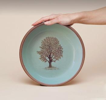 بشقاب های سفالی